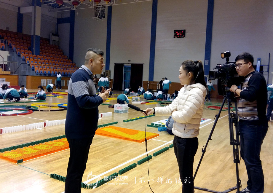 迎冬奥昌平青少年多米诺展演