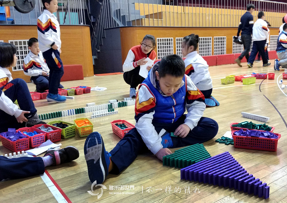 迎冬奥昌平青少年多米诺展演