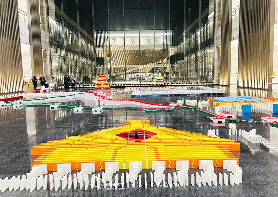 多米诺骨牌点亮运河城市，传递运河文化