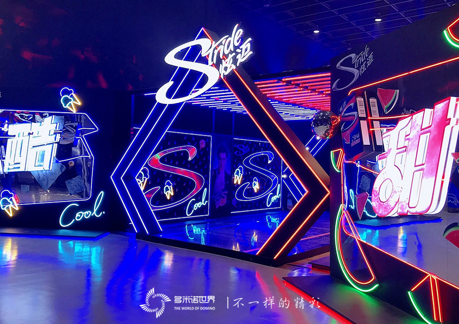 盒装口香糖码多米诺创吉尼斯世界纪录